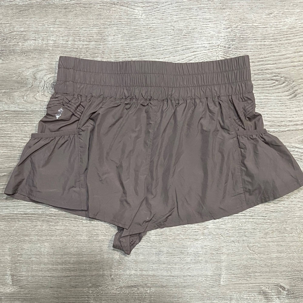 Women's Athletic Taupe Shorts